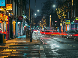 City streets and public road networks